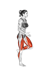 Run and Hop exercise demonstration for Cardio, Body weight