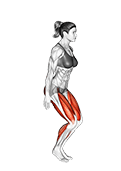 Run and Half Knee Bend exercise demonstration for Cardio, Body weight