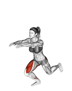 Skater Squat exercise demonstration