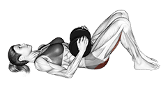 Dumbbell Glute Bridge exercise demonstration