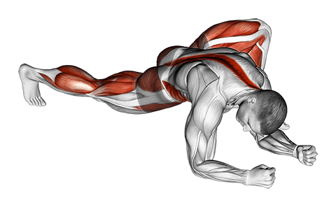 Warming-up in Lunge exercise demonstration for Thighs, Body weight