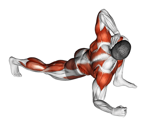 Warming-up in Lunge exercise demonstration for Thighs, Body weight