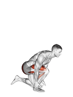 Single Leg Heel Touch Squat exercise demonstration