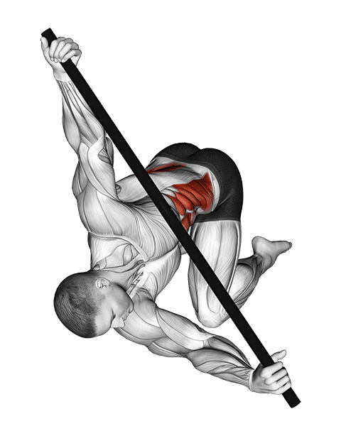 Kneeling T Spine Mobility exercise demonstration for Waist, Body weight