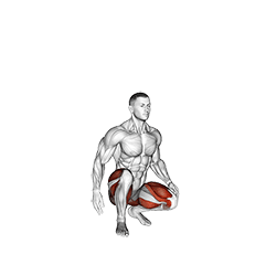 Duck Walk exercise demonstration for Cardio, Body weight