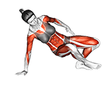 Crawl to Crab exercise demonstration for Plyometrics, Body weight