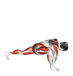 Twist Step Stretch exercise demonstration for Hips, Body weight