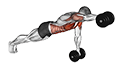 Dumbbell Push-up Front Raise exercise demonstration for Chest, Dumbbell