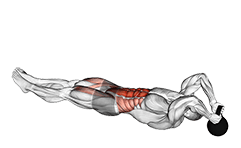 Reverse Crunch to Dead Bug exercise demonstration for Waist, Body weight