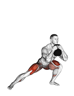 Kettlebell Side Lunge exercise demonstration