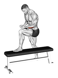 Tiger Tail Forearm exercise demonstration for Forearms, Body weight