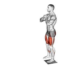 Standing Leg Slide with Towel exercise demonstration for Thighs, Body weight