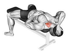 Weighted Lying Side Neck Raise exercise demonstration for Neck, Weighted