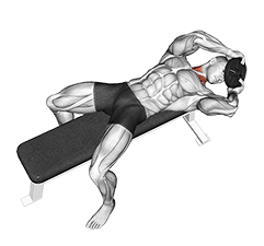 Weighted Lying Neck Head Twist exercise demonstration for Neck, Weighted