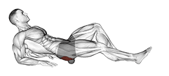 Roll Ball Piriformis exercise demonstration for Hips, Rollball