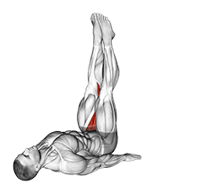 Adductor Stretch exercise demonstration for Hips, Body weight
