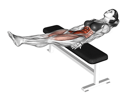 Butt Bridge exercise demonstration for Waist, Body weight