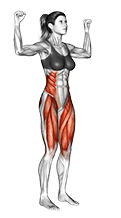 Elbow-To-Knee Twists exercise demonstration for Cardio, Body weight