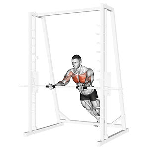 Incline Reverse Grip Push-Up exercise demonstration