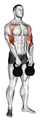 Kettlebell Alternating Hang Clean exercise demonstration