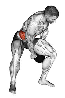 Kettlebell Figure 8 exercise demonstration