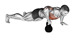 Kettlebell Plyo Push-up exercise demonstration