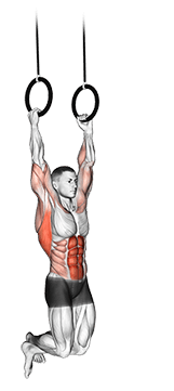 Kipping Muscle Up exercise demonstration for Back, Body weight