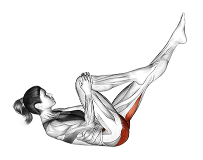 Lying Hip Flexor Stretch exercise demonstration