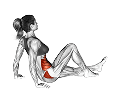 Pretzel Stretch exercise demonstration