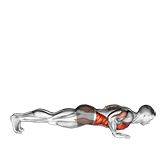 Push-Up to Side Plank exercise demonstration for Chest, Body weight