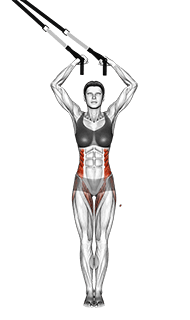 Suspension Side Bend exercise demonstration