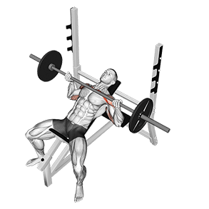Reverse Grip Incline Bench Press exercise demonstration