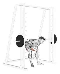 Smith Good Morning Off Pins exercise demonstration