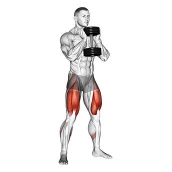Goblet Squat exercise demonstration