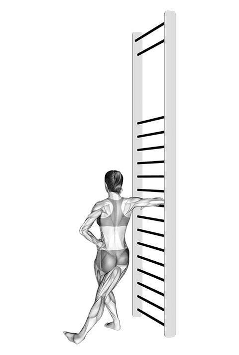 Standing Hip Adduction Stretch exercise demonstration for Hips, Body weight