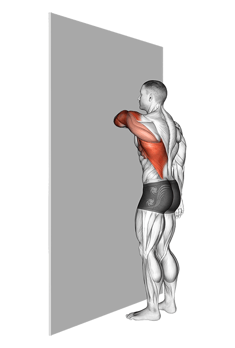 Shoulder Extensor Adductor And Retractor Stretch exercise demonstration for Shoulders, Body weight