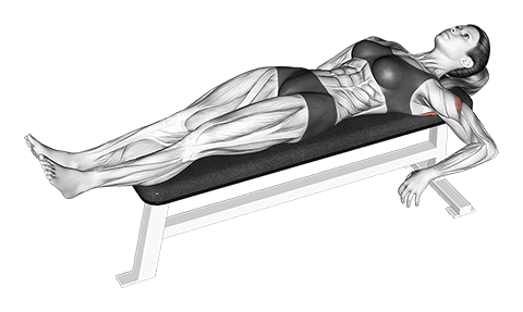 Internal Shoulder Rotation Stretch exercise demonstration for Shoulders, Body weight