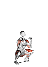 Band Thruster exercise demonstration