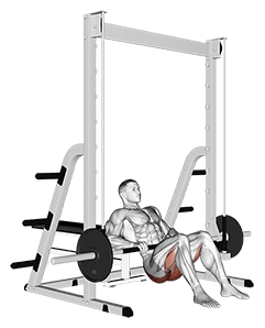Smith Hip Thrust exercise demonstration