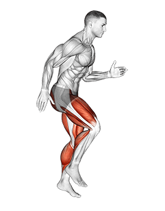 Quick Feet Run exercise demonstration for Cardio, Body weight