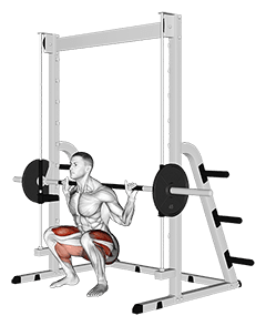 Smith Full Squat exercise demonstration