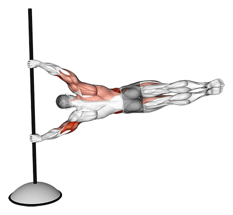 Flag exercise demonstration for Upper Arms, Body weight