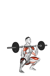 Barbell Thruster exercise demonstration