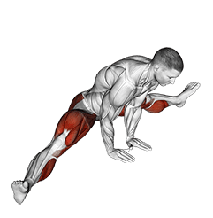 Side Split exercise demonstration for Thighs, Body weight