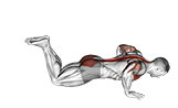 Kneeling Cobra Push-up exercise demonstration
