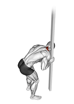 Roll Ball Upper Trapezius Release exercise demonstration