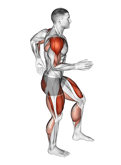 Quickly Trot in place exercise demonstration for Cardio, Body weight