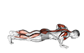 Pike-to-Cobra Push-up exercise demonstration for Chest, and Hips, Body weight