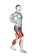 Ski Step exercise demonstration for Cardio, Body weight
