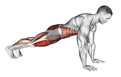 Frogger exercise demonstration for Waist, Body weight